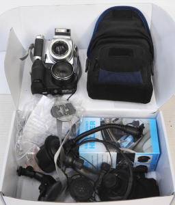 Lot 117 - Lot of Mixed electrical Items incl Digital Cameras, Headphones etc