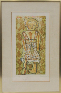 Lot 136 - Antonio Barberi (Italy, 1941 - ) Framed Colour screenprint - Azienda T