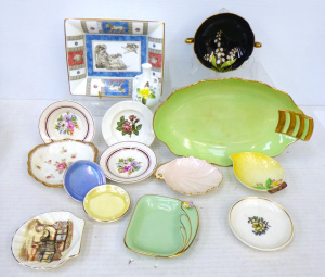 Lot 177 - Group lot of English Pretty China inc, Carlton Ware Noir Royale with s