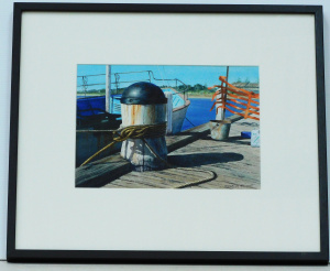 Lot 183 - Nicholas Truscott (1971 - ) Framed Watercolour - The White Bollard, Ap