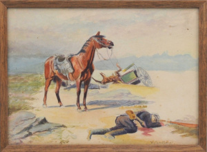 Lot 191 - William Henry James Carr-Boyd (1852 - 1925) Framed Watercolour - The B