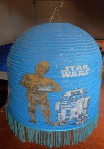 Lot 212 - Star Wars Concertina Light Shade featuring R2-D2 and C-3PO