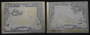 Lot 239 - 2 x Zinc Engraving Plates, each 22x30cm, incl Pheasant Shooting, and W