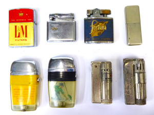 Lot 253 - Group Lot Vintage Advertising Cigarette Lighters - incl L&M Filter