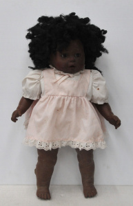 Lot 260 - Unmarked Soft Body Plastic Female Doll w Sleepy Eyes - Approx 60cm H