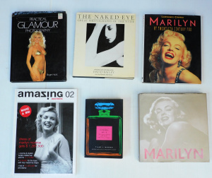Lot 262 - Group lot of Glamour & Photography books inc Marilyn Munroe Photog