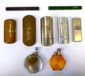 Lot 276 - Group Lot Vintage Novelty Cigarette Lighters - incl Unique Shaped, Hex