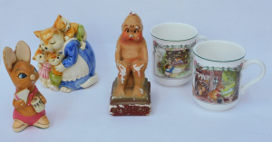 Lot 277 - Group lot of Vintage & other ceramics inc Billiken Chalkware - Bil