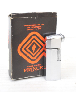 Lot 282 - Vintage boxed Prince butane Cigarette Lighter - Pipette Model - with i