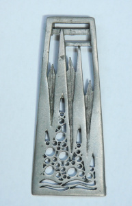Lot 303 - Mid Century Modernist Pewter Pendant by Ceard Scotland - Design Isle o