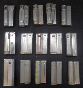 Lot 313 - Group lot IMCO Triplex Gas Cigarette Lighters, Incl Junior, MiniFox, S