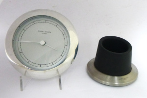 Lot 318 - 2 x Georg Jensen items inc, Wave Series silicon and stainless steel pe