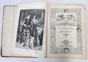 Lot 328 - Large Bound Book 'The Graphic - An Illustrated Weekly Newspaper' Volum