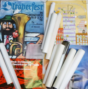 Lot 13 - Box lot - Vintage Posters - Herman Miller MKD & Ergon Chairs, RM Wi