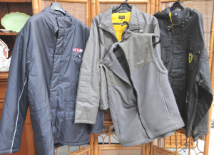 Lot 16 - 4 x Modern Racing Style Jackets incl Ferrari, HQSV, Calvin Klein etc
