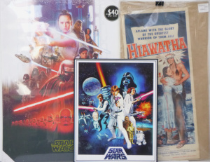 Lot 22 - Group lot - Vintage & Modern Movie posters & pics - 1952 Hiawat