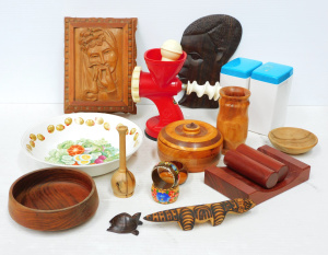 Lot 86 - Box lot of Mixed including Kitchenalia - Italian Red 1980s Super Baby 2