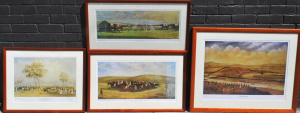 Lot 108 - 4 x Framed Ltd Ed Historical Sporting Prints - The Start of the 2nd Me