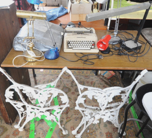 Lot 113 - Group Lot of Assorted Items incl Assorted Lamps & Lighting, Olivet