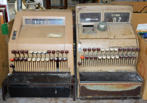 Lot 118 - 2 x Vintage Cash Registers inc The National Cash Register Company Scot