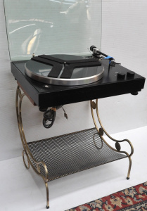 Lot 138 - 2 pces - Vintage Swedish Sonab 65S Vinyl Turntable Missing Turntable &