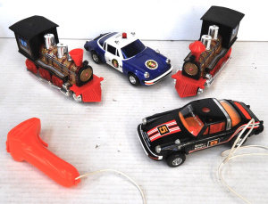Lot 159 - Lot of vintage Electronic & Remote Control Kids Toys incl Police C