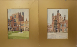 Lot 194 - A J Meyer (English, Active c1910 - 30s) Pair Mounted Watercolours &