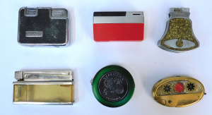 Lot 209 - Group lot of vintage Novelty Cigarette Lighters inc Japanese Millionbe