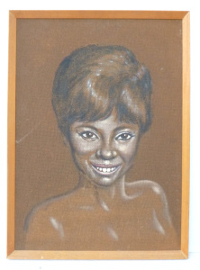 Lot 221 - Artist Unknown Framed c1960 - 70s Oil Painting - Portrait of a Lady -