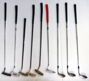 Lot 244 - Group Lot Modern Putters & Wedges - Cleveland Brand 52 & 58, F