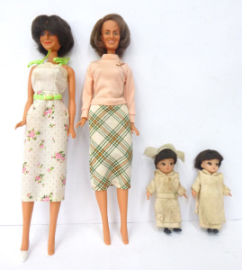 Lot 248 - 4 x Vintage Dolls inc, 1977 Laverne & Shirley Dolls by Mego (hair