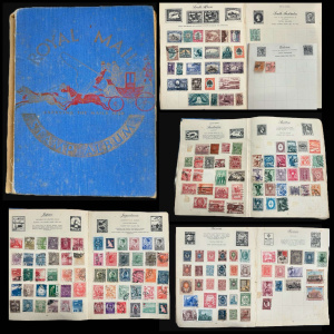 Lot 281 - Vintage Stamp Album & Contents - Australian & International pr