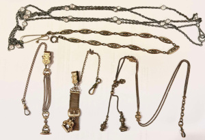 Lot 282 - Group 5 Victorian access - 2 x Victorian ornate Gold-filled Pocket Wa