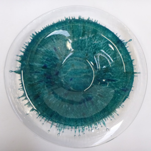 Lot 320 - Large Vintage Pukeberg Staffan Gellerstadt 1976 Signed Art Glass Bowl