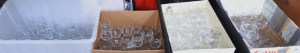 Lot 41 - 5 x Boxes Mixed Glassware - Sets, Various Sizes & Styles, Cut Glass