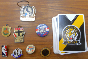 Lot 50 - Group lot Enamelled & otherSports Badges, incl Footscray Bulldogs,