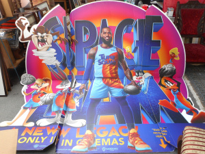 Lot 78 - Large 3-piece Corflute Promo for the movie Space Jam - A New Legacy, pl