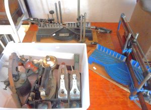 Lot 96 - Group lot Tools, incl 2 x Tabletop precision Mitre Saws, Wood planes, I