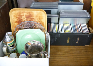 Lot 101 - 2 x Boxes - Classical & other Cd's incl Breakfast at Tiffanys, Ton