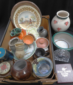 Lot 108 - Box lot English China - Royal Albert, Carltonware, Royal Doulton - Aus