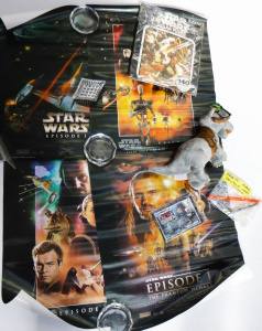 Lot 176 - Group lot of Vintage & Modern Star Wars items inc, Kenner Catalogu