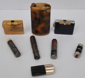 Lot 185 - Group Lot Unusual Vintage Novelty Cigarette Lighters - incl Flamminare