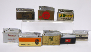 Lot 203 - Group lot of Vintage Motoring related Advertising Fuel Fired Cigarette