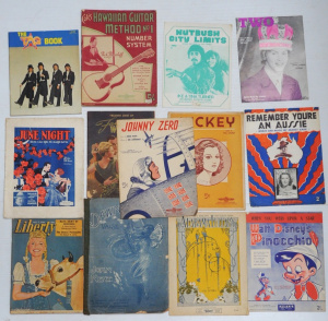 Lot 223 - Small group lot - Vintage Sheet Music & Music Ephemera - The TMG B