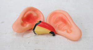 Lot 236 - Small lot - Pair plastic novelty oversized Prince Charles Ears + Rubbe