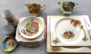 Lot 237 - Group English China, incl Royal Winton, Meakin, Staffordshire, etc