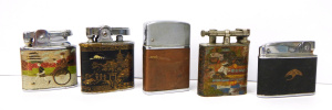 Lot 238 - Group lot of Vintage Oriental Themed Cigarette Lighters, makers inc, P