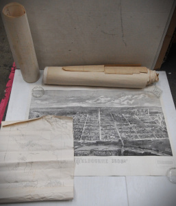 Lot 260 - Group lot - Vintage Unframed maps & prints - Daylsford, Blackwood,