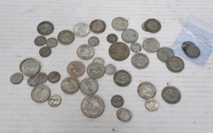 Lot 279 - Lot of Vintage Australian Pre-Decimal Coins incl Florins, Shillings, T