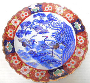 Lot 321 - Large Japanese Charger, 40cm Diameter